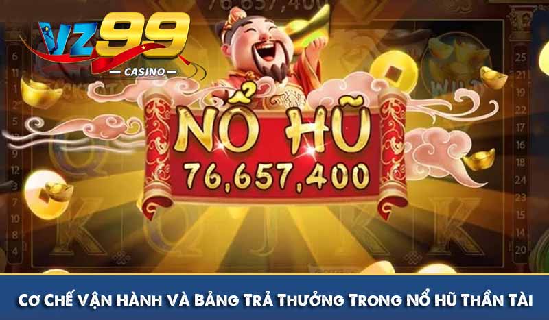 Nổ Hũ Thần Tài – Chia Sẻ Mẹo Quay Jackpot Bá Đạo từ Cao Thủ 8 Cơ Chế Vận Hành Và Bảng Trả Thưởng Trong Nổ Hũ Thần Tài